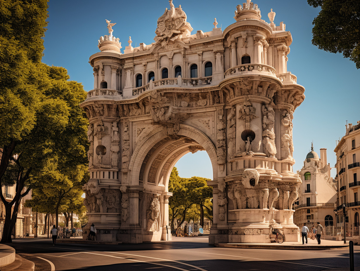 porte du peyrou montpellier