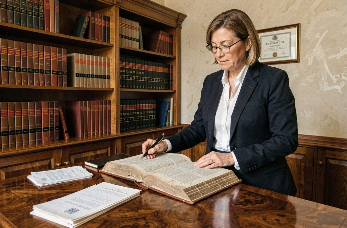 Notaire expliquant les délais et conditions légales du recours pour vice caché selon l'article 1641 du Code civil dans son étude